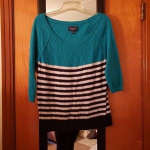 Colorful striped sweater